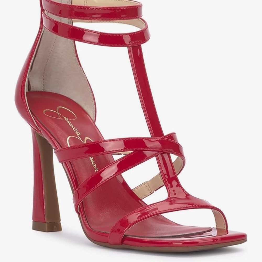 Red Muse Jessica Simpson heels